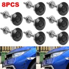 <!--F#f_0-->8x Car Quick Release Bumper Latch Push Button Bonnet Hood Pin Lock Clip Kit NEW<!--F/-->