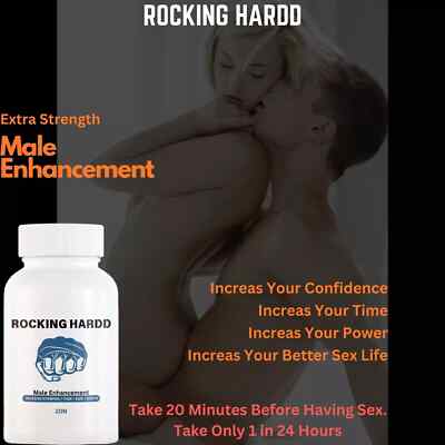 Hashmi Hard Rock Energino - 20 Capsules énergie Homme, Naturel, Péremption 2026, Neuf