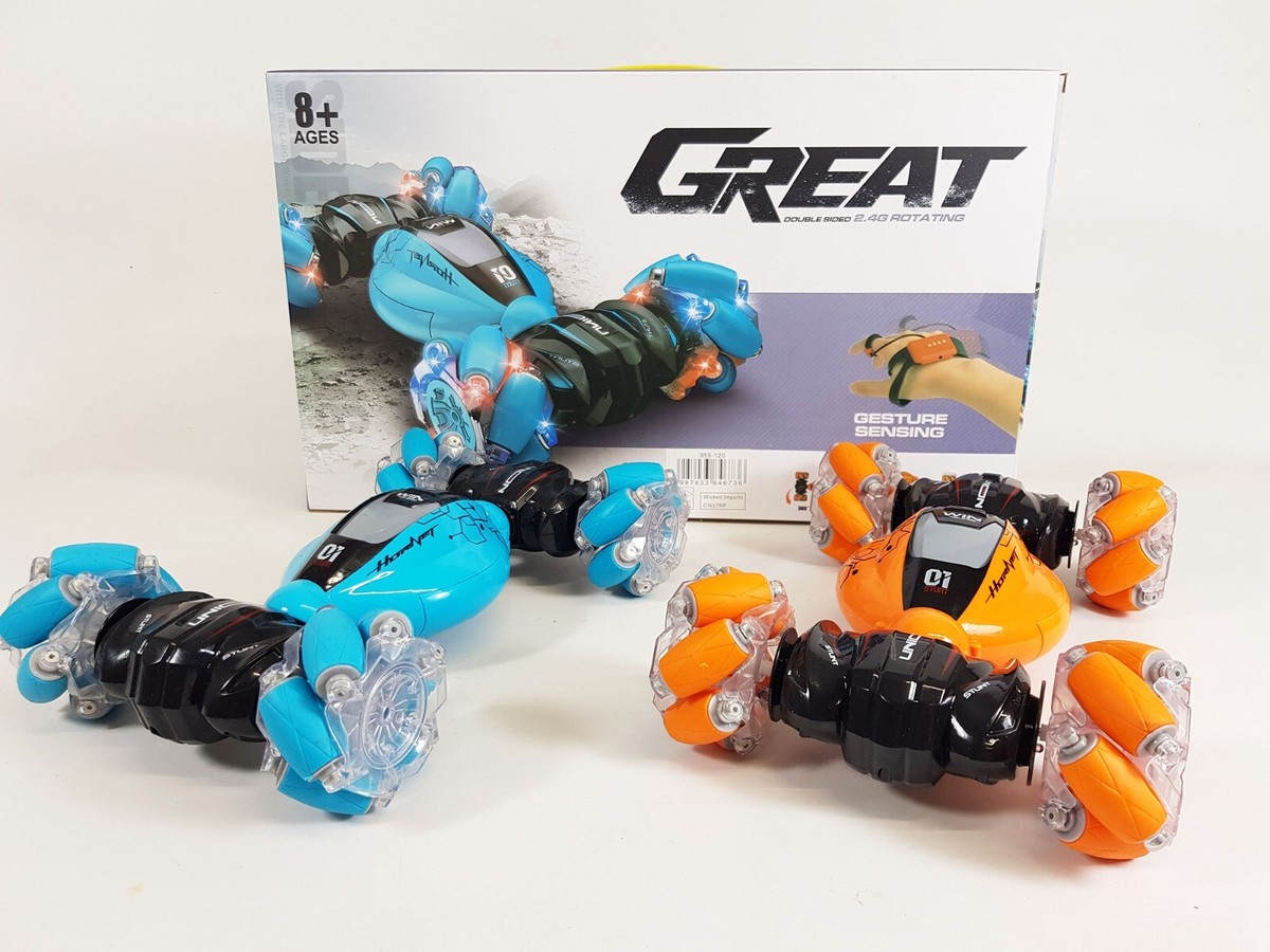 360° 4WD Stunt Car RC Hand Gesture Sensing Off-Road Remote Control