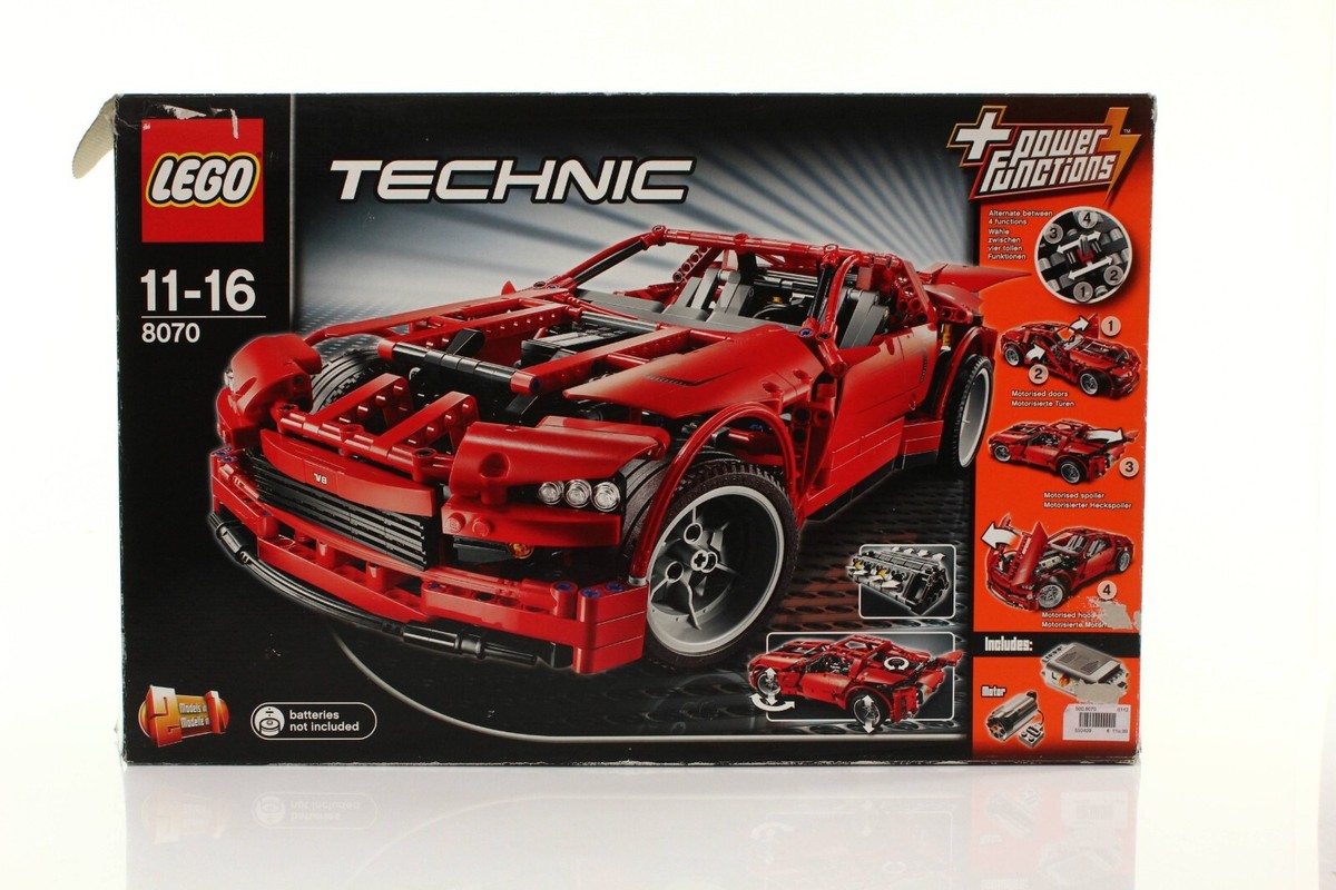 Lego Technic Model Traffic Set 8070 Supercar 100% complete + instr