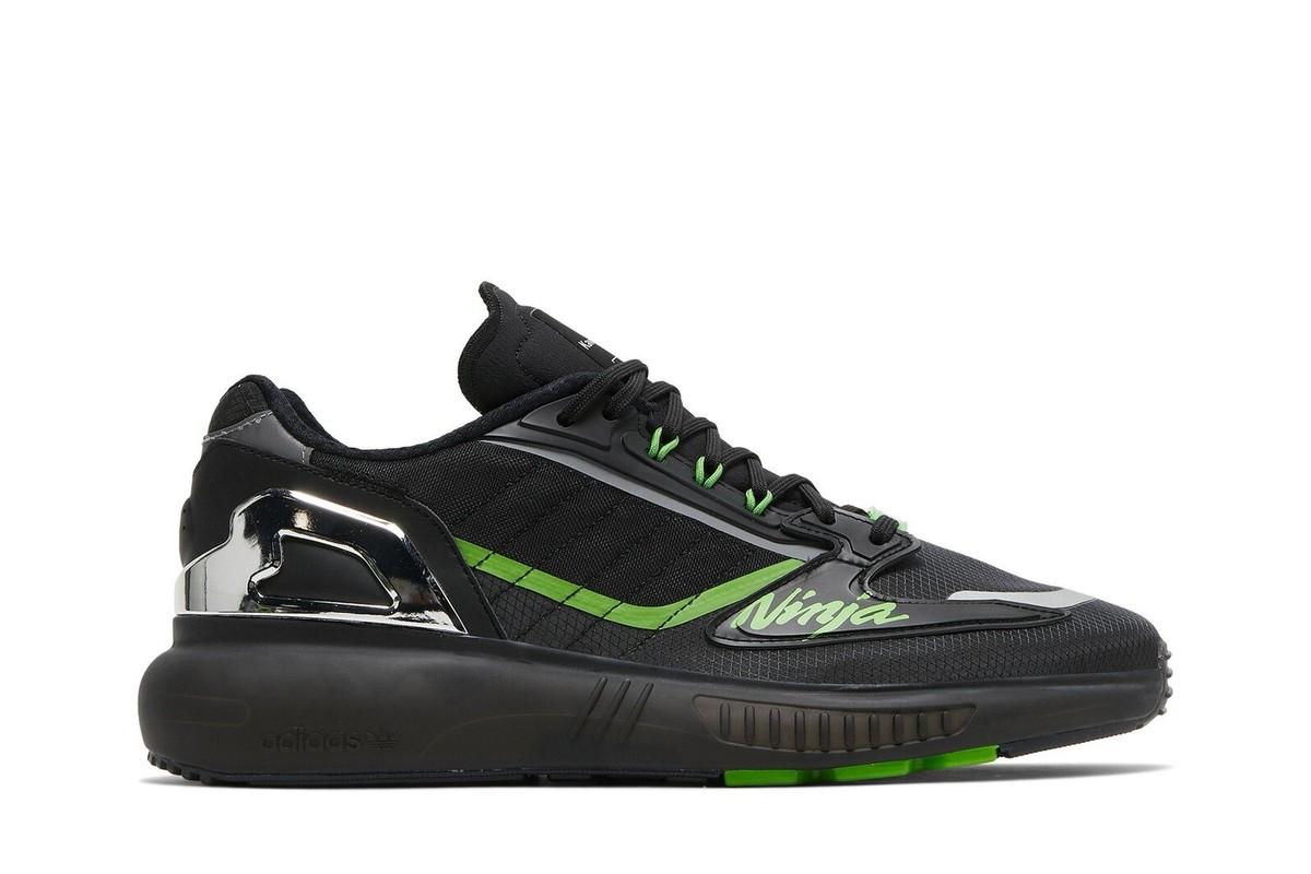 Size 10 - adidas Kawasaki Ninja x ZX 5000 Boost Black Green