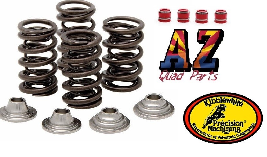 02-06 Honda CRF450R CRF 450R Kibblewhite Intake & Exhaust Valves Springs Seals - Foto 5