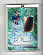 2018 Spectra Zack Granite ROOKIE 3 Color Relic AUTOGRAPH  Card 18/25