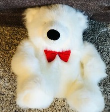 Russ Berrie Igloo Plush White Polar Bear Soft Cuddly 12" Stuffed Animal Vintage