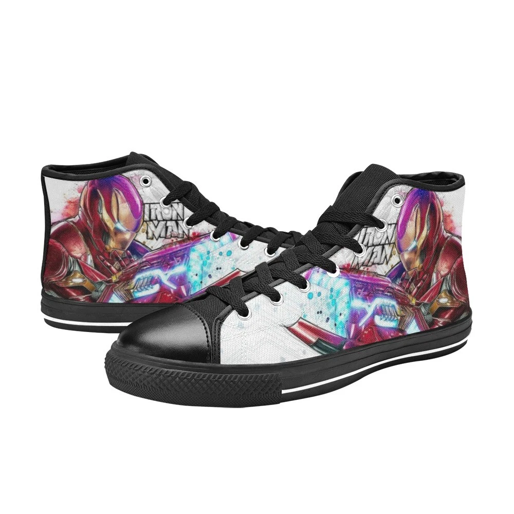 Iron Man Sneakers High Top Shoes