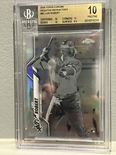 2020 Topps Chrome Negative Refractors #60 Luis Robert Beckett PRISTINE 10 !
