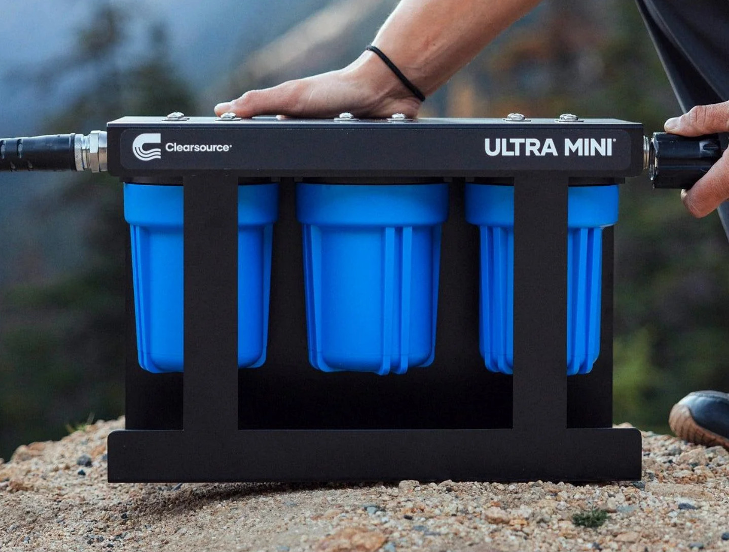 RV Water Filter System Clearsource Ultra Mini 0.2 Micron Three Stage Filtering