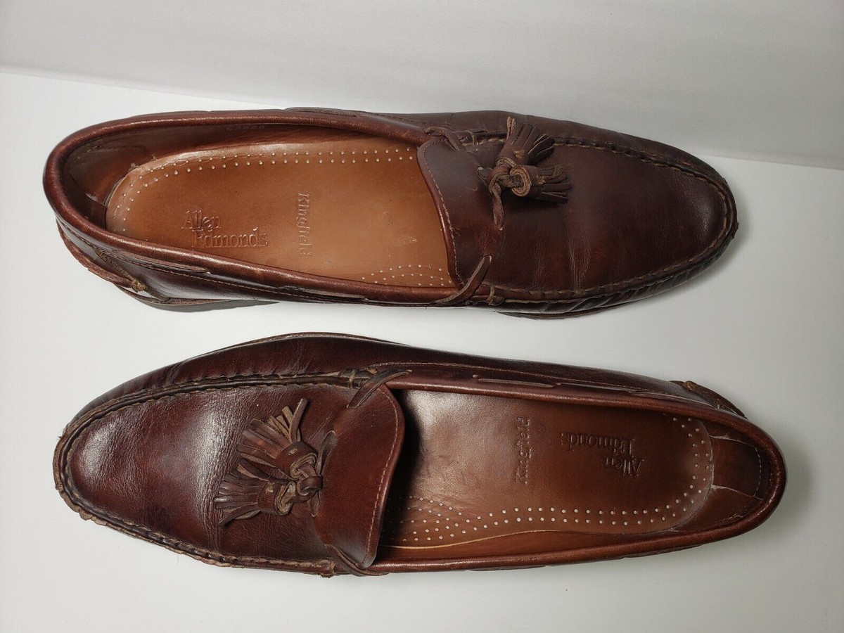 Allen Edmonds Kingfield Casual Loafers Brown Leather - Size  display picture 1