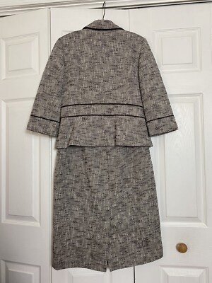 Ann Taylor Loft Brown Tweed Skirt Suit MIXED SIZES Jacket 8P Skirt