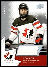 2020-21 Upper Deck Team Canada Juniors Connor McClennon Jersey 1 color Canada #7