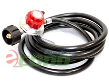 12 Feet Propane Regulator High Pressure LPG bbq Gas burner wok fryer Hose 20psi