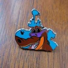 Disney Trading Pin Lagoona Gator on Typhoon Lagoon Silhouette Park Icon
