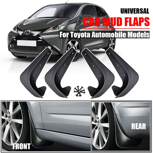 4pcs Mud Flaps Splash Guards Mudgurads For Toyota Corolla IQ Prius Camry RAV4 eBay