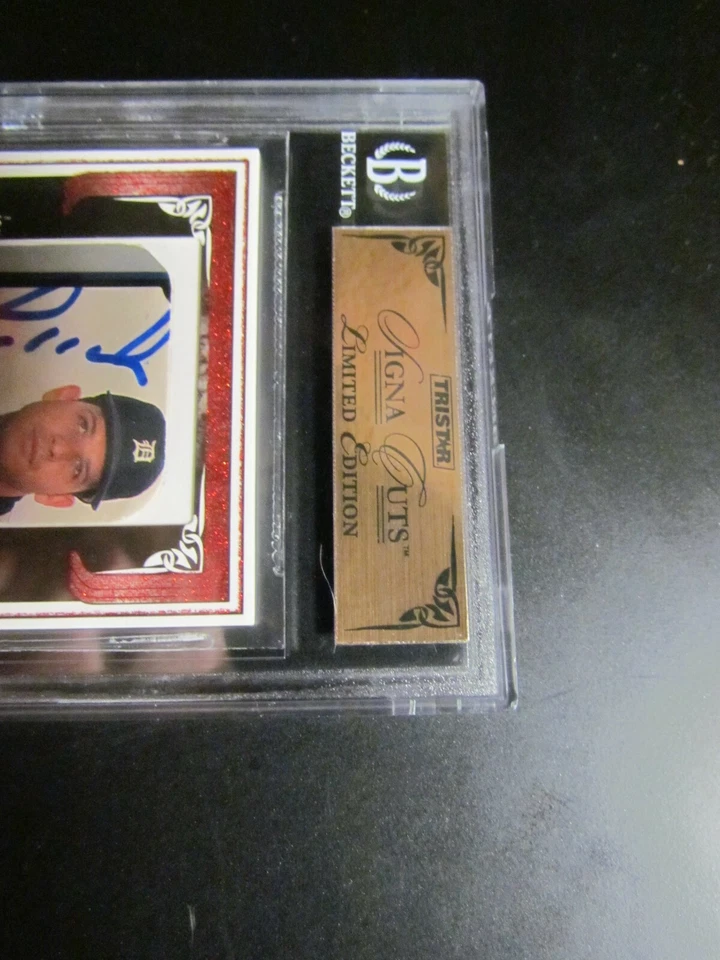 Бейсбольная карточка 2008 Tristar с автографом Микки Лолича инкапсулированная - Изображение 3 из 4