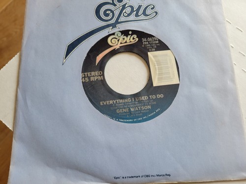 GEN WATSON Lot of 35 RECORDS 7" 45rpm Back in the Fire One Hell of a Heartache - Picture 4 of 12