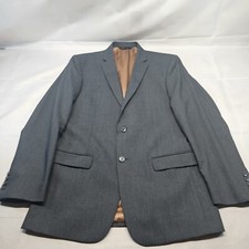 Joseph Jos. A. Bank Joseph Blazer Sports Coat Dark Gray 40L Solid Slim Fit