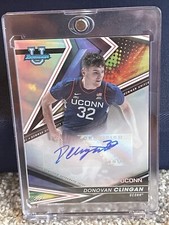 2022-23 Bowman U DONOVAN CLINGAN Refractor AUTO UCONN/NBA 1ST RD PICK PORTLAND 