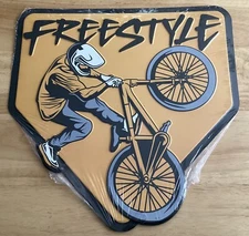 Freestyle BMX  Bike Sign Mongoose Metal Sign - 13” X 13”