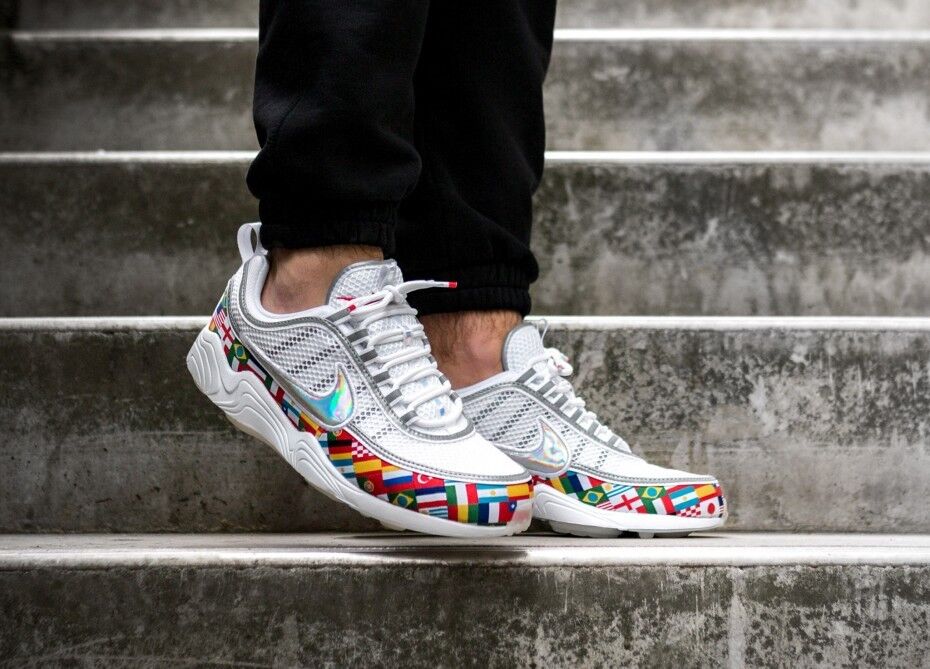Nike Zoom Spiridon 16 NIC QS White Iridescent MultiColor One Nike Zoom Spiridon 16 NIC QS White Iridescent MultiColor One