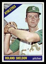 1966 Topps Roland Sheldon #18 - Kansas City Athletics