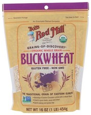 Bob'S Red Mill Organic Whole Grain Buckwheat  16 Oz