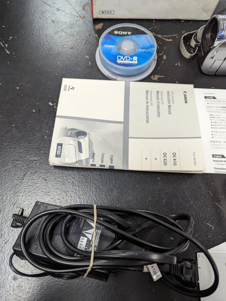 CANON DC410 41X ADVANCED ZOOM TESTED NOT READING DISCS FOR PARTS - Image 2 of 4