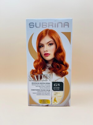 SUBRiNA Satin Condtioning Colour Cream  Haarfarbe 45/8 Ripe Mango *NEU*
