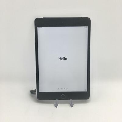 Apple iPad mini 4 128GB Wi-Fi + Cellular - Unlocked - Space