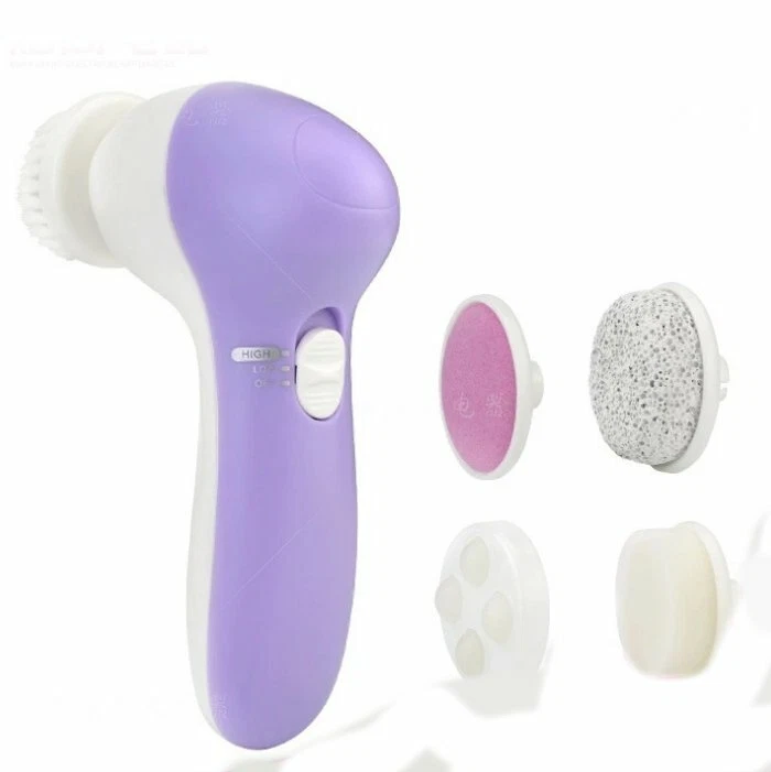4 In 1 Electric Facial Skin Care Cleanser Face Pore Cleaning Brush Cleansing Set - image 3 of 3