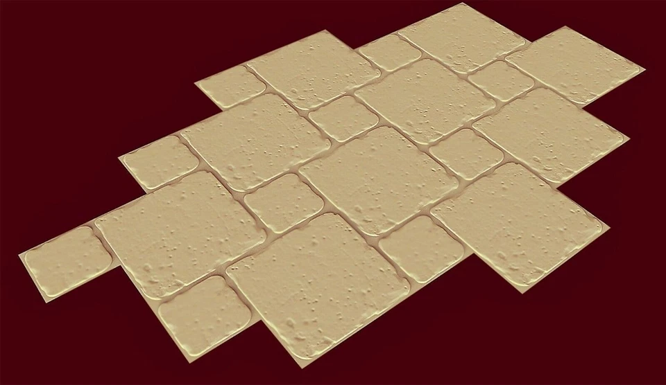 Polyurethane Stamp "Edburg" Decorative Texturing Concrete Stamping Cement Impr - Image 3 of 4