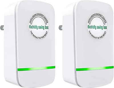 2 Pcs Pro Power Saver Energy Saver Household Power Saver Electricity Saving - US