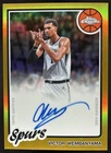 2025-26 Topps Chrome Victor Wembanyama 1980-81 Auto Gold Refractor SSP #/50