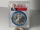 2017 DONALD TRUMP AMERICAN SILVER EAGLE FIRST STRIKE PCGS MS69 1 Oz .999 1oz