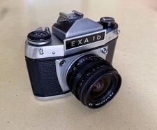 Pentacon EXA 1b mit Pentacon 4/200 , Domiplan 2,8/50 und Zubehör DDR