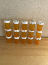 50 Amber Pill Bottles -Various Sizes