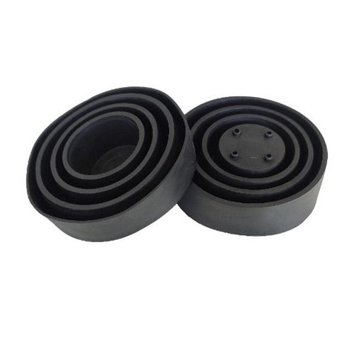 2x Scheinwerfer-Staubschutzkappen | Universal 100mm - Schwarz