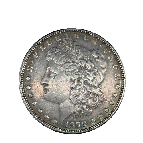 1879 Morgan Dollar EF - Extremely Fine - Toned 90% Silver $1 US Coin # 2187