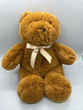 TOYS"R"US Animal Alley 12" Brown Super Soft Bear Plush Animal Toy Beanbag Bottom