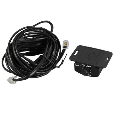 cigarette lighter subwoofer Car Subwoofer Speaker Amplifier Bass Knob Volume Control with 5m Cable New