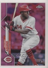 2020 Topps Chrome Pink Refractor Aristides Aquino #111 3k6