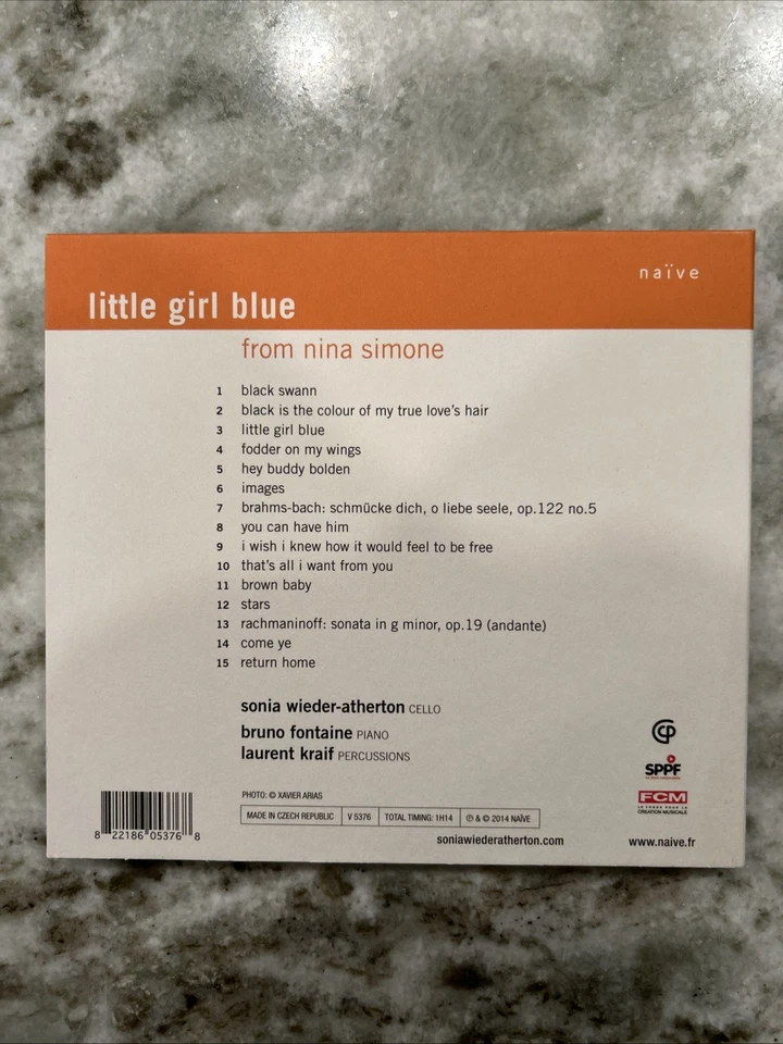 Sonia Wieder-Atherton – Little Girl Blue From Nina Simone CD NEAR MINT - Image 2 of 4