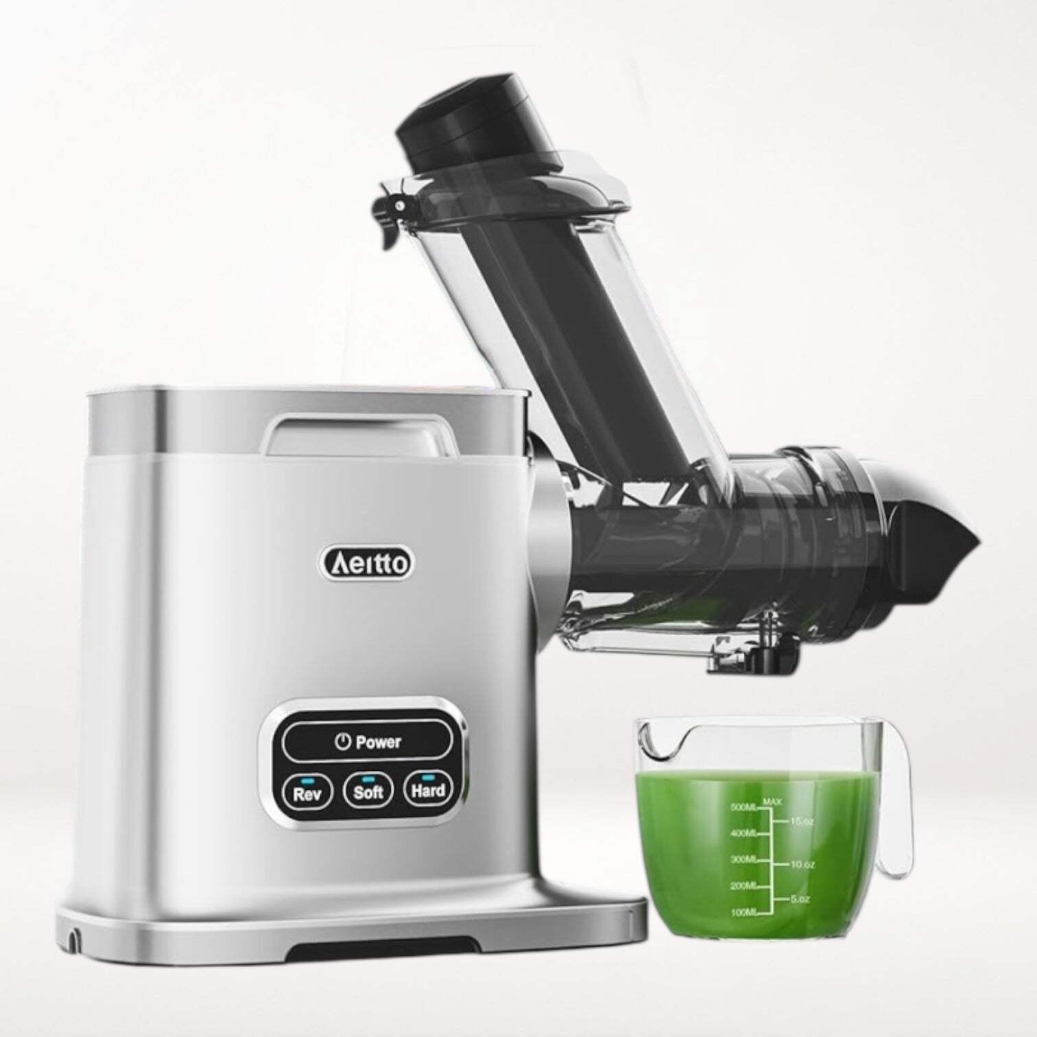 Aeitto Slow Juicer Cold Press Machine | New in Box | Wide Chute | Silver