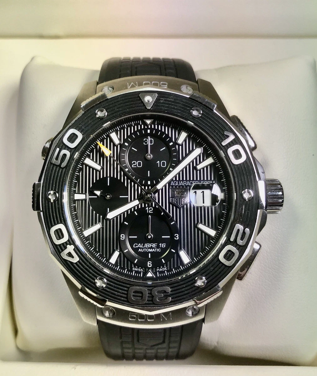Preços baixos em Relógios de pulso TAG Heuer Aquaracer cronógrafo