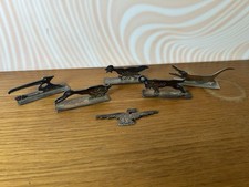 LOT DE PORTES COUTEAUX ART DÉCO ANIMALIERS RABIER? YOREL? 