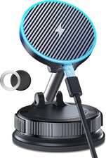 15W MagSafe Car Mount Charger, Magnetic Wireless Car Charger with Vacuum Suction