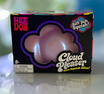 Schylling NeeDoh Cloud Pleaser Soft Doh Squish Squeeze Toy Purple 26005NAB