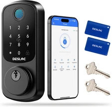 Smart Door Lock B200, Smart Deadbolt Lock, Keyless Entry Door Lock, Fingerprint 