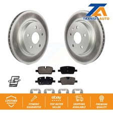 Rear Coated Disc Brake Rotors And Ceramic Pads Kit For Cadillac CT5 KGA-106052