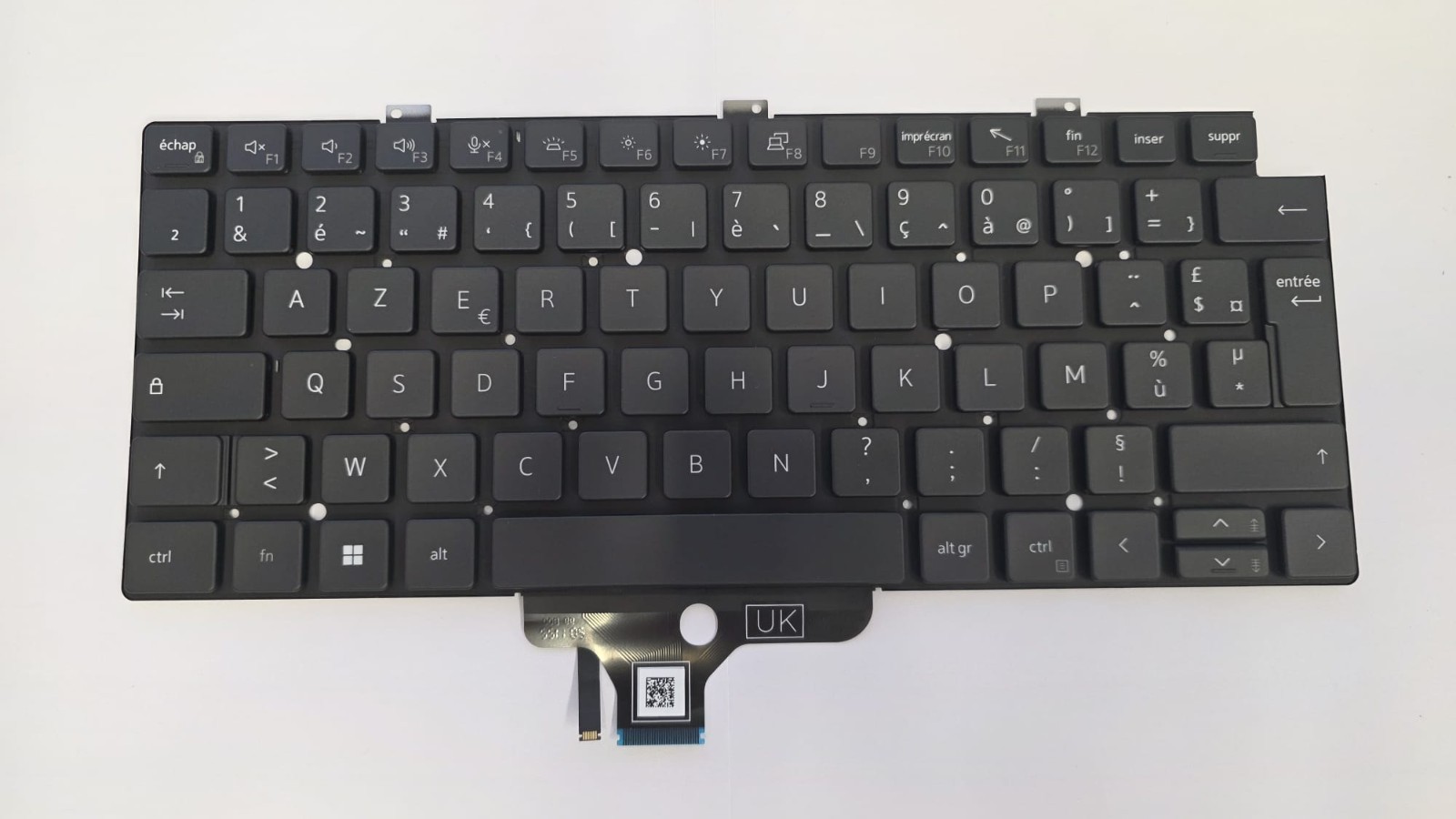Clavier AZERTY Dell 0KHPVC idéal pour le télétravail nocturne et la rédaction sur ordinateur
