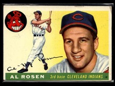 1955 Topps Al Rosen #70 Cleveland Indians VG VC870